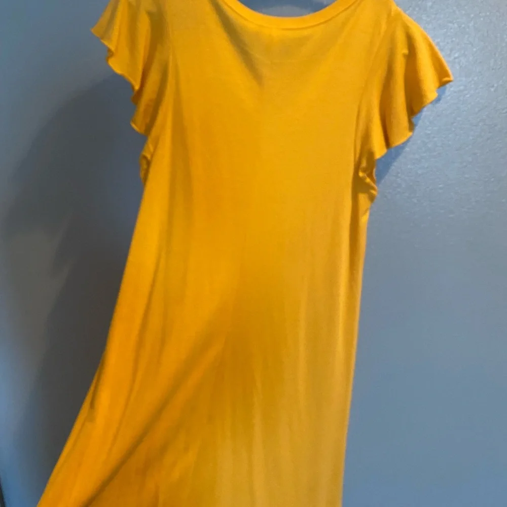 Gap Yellow Sun Dress - Sz Small Tall - Picture 3 of 5